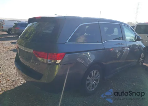 2016 Honda Odyssey Se from USA, damaged, VIN 5FNRL5H37GB143789